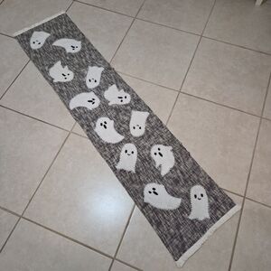 Ghost Patterned Table Runner Goblin And Ghoul 72 Inch Halloween